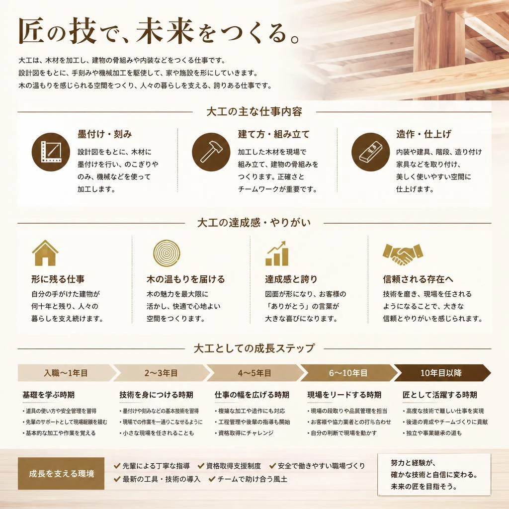 2. 大工職の魅力