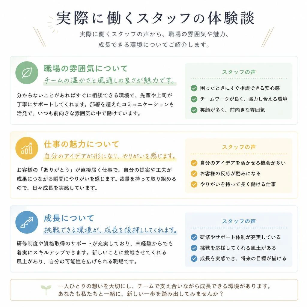 5. 先輩社員の声