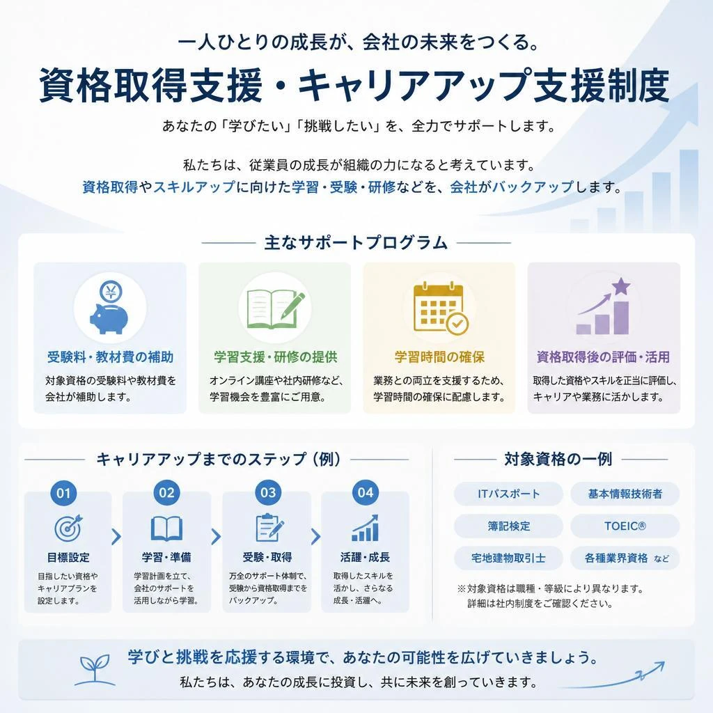 キャリアアップ支援について
