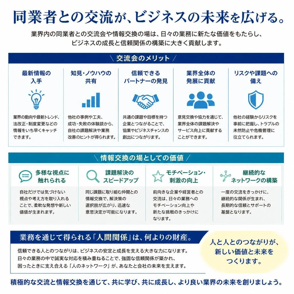 同業者との交流会