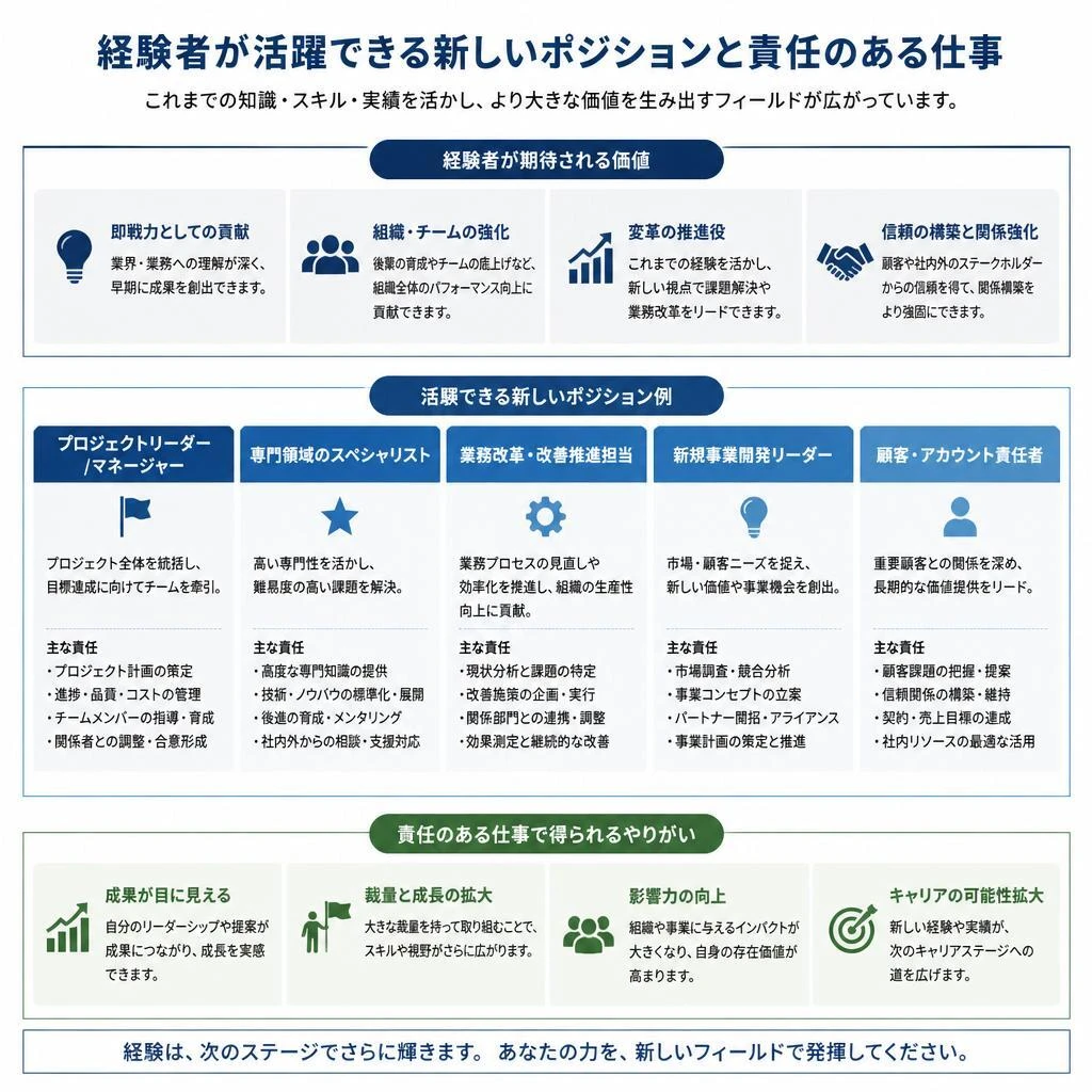 経験を活かして次のステップへ