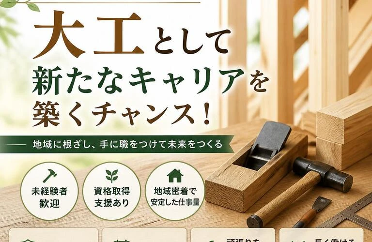 練馬区で大工として新たなキャリアを築くチャンス！