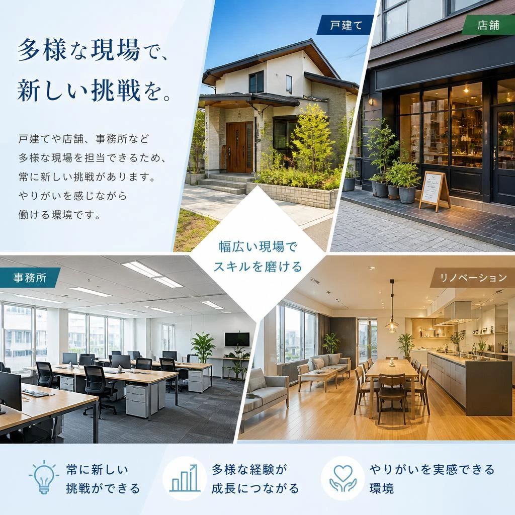 様々な現場での経験