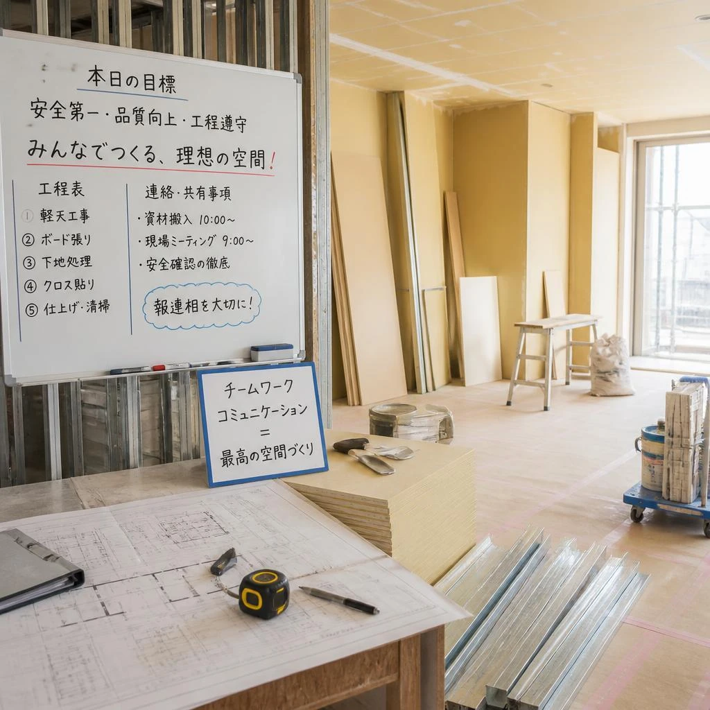 チームワークを重視した業務