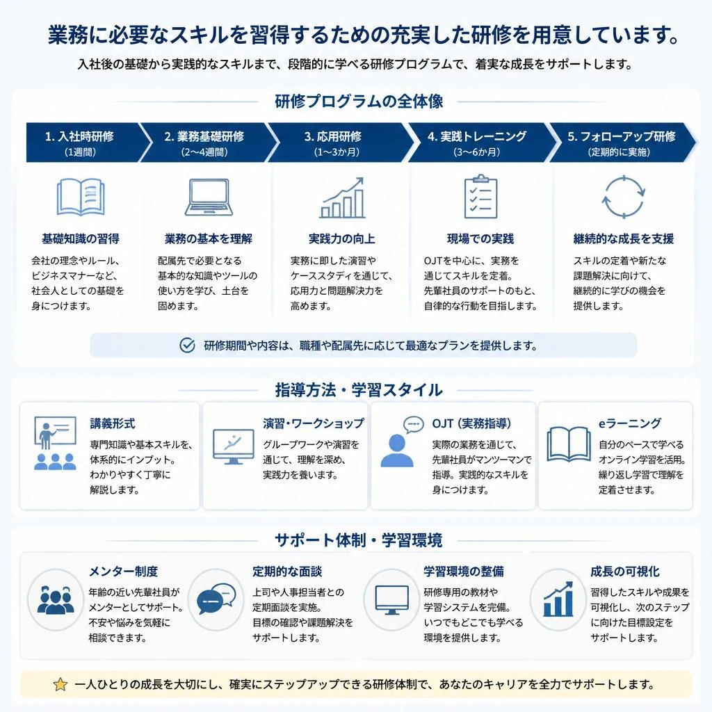スキルアップ研修の内容